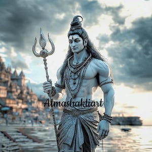 Lord Shiva Canvas Print: Hindu God Wall Art (Digital Download)
