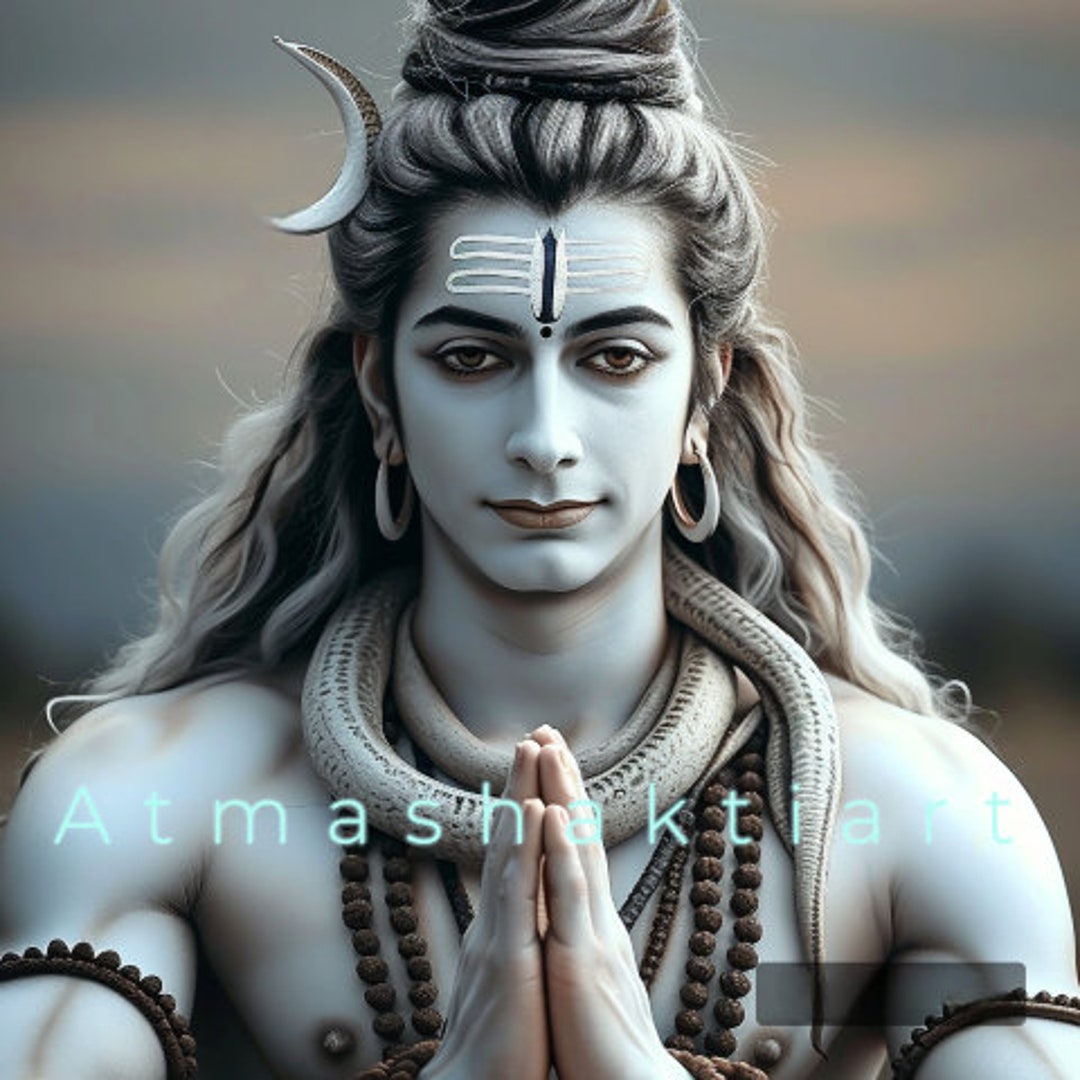 ROKSSY Shiva-Lord Leinwand Poster 50x75cm - Wandkunst Für Wohnzimmer & Schlafzimmer