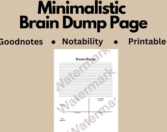 Brain Dump Page