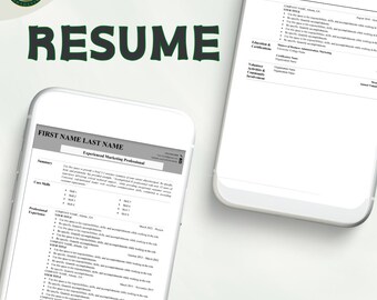 Professional Edge: Eine schlanke und anpassbare Lebenslaufvorlage