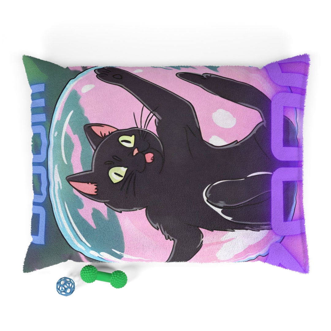 Pet Bed Zoomies Doom and Zoom Cat and Dog Bed Etsy
