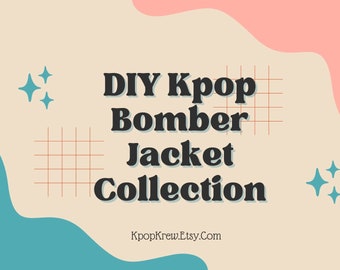 DIY K-pop Bomber Style Jackets