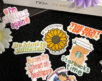 Die-Cut Vinyl Sticker Pack (Pick 4) - Cute Journal & Scrapbooking