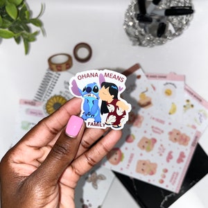 Lilo and Stitch Sticker | Disney |  Lilo | Stitch | Lilo & Stitch  | cute disney | Ohana means family | planner | journal | scrapbook