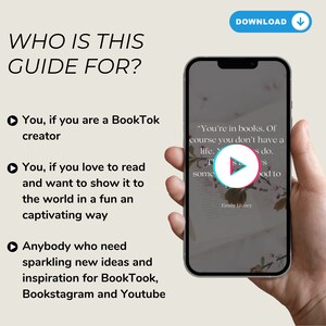 Bookstagram reel, booktok, youtube video ideas for book lovers, book bloggers, and book influencers.