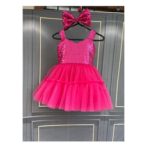 Hot Pink Teen Dress - Etsy Denmark