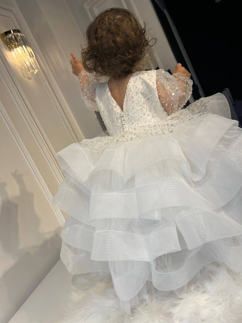 First Baby Girls Dress In White