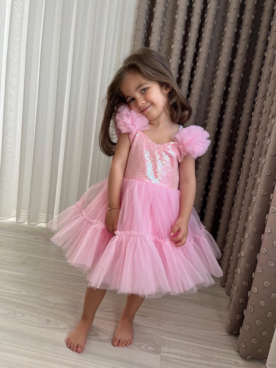 pink sequin its my birthday dress Plus Size Birthday Queen Sequin Dress, White, 2X main image 1