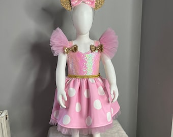 rose gold minnie mouse dress Disney Minnie Mouse Rose Gold Kids Premium Costume