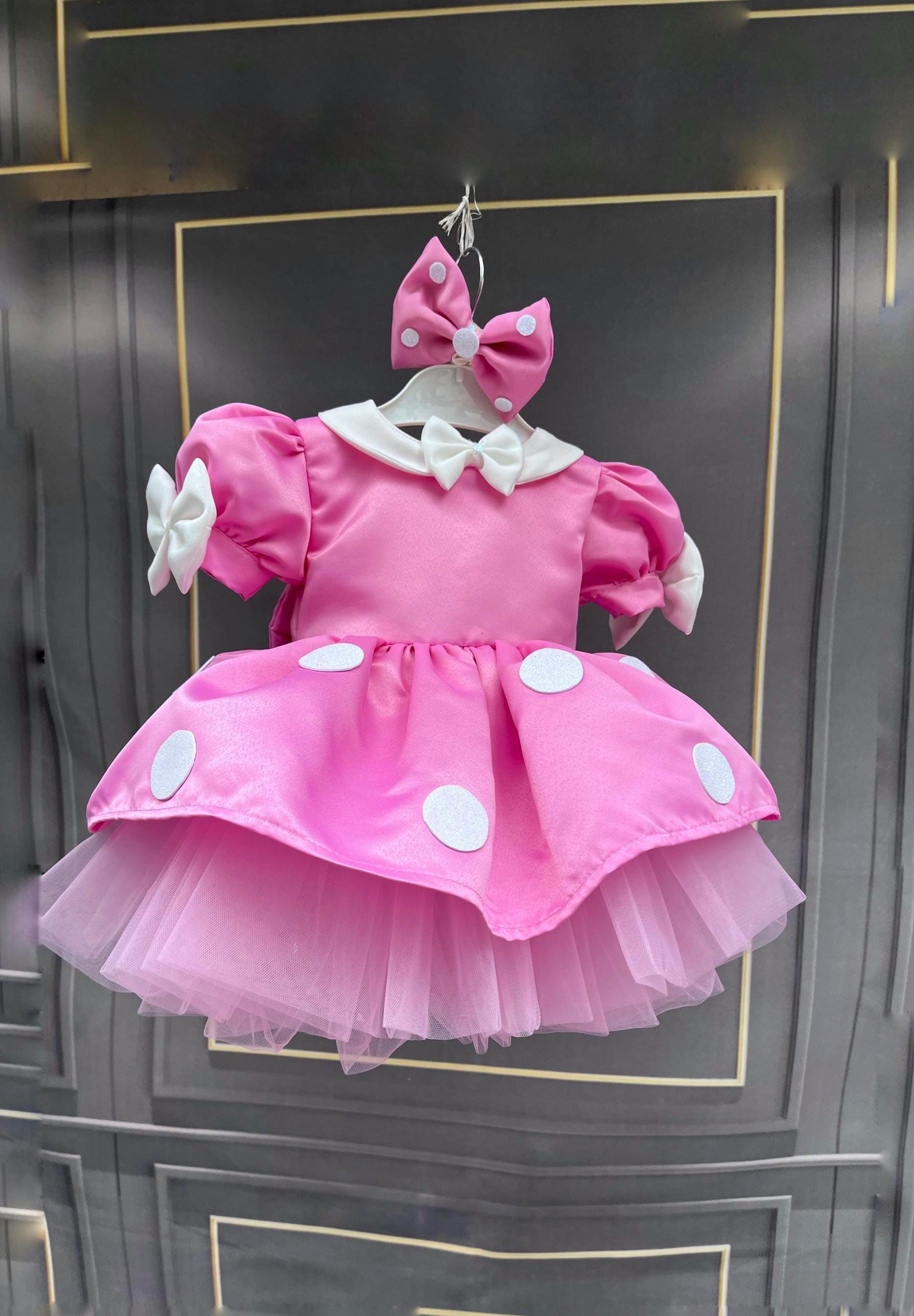 minnie mouse long sleeve 1st birthday outfit