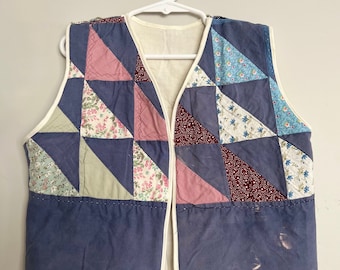 Chaleco acolchado 5T-6T. Chaleco acolchado vintage para niños pequeños