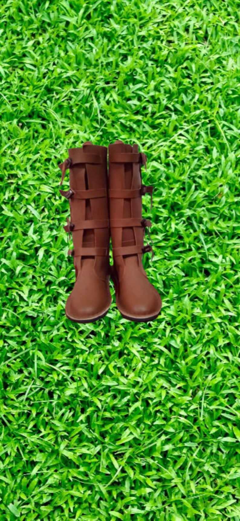 Medieval Leather Boots Renaissance Inspired Loafer Boot Caribbean