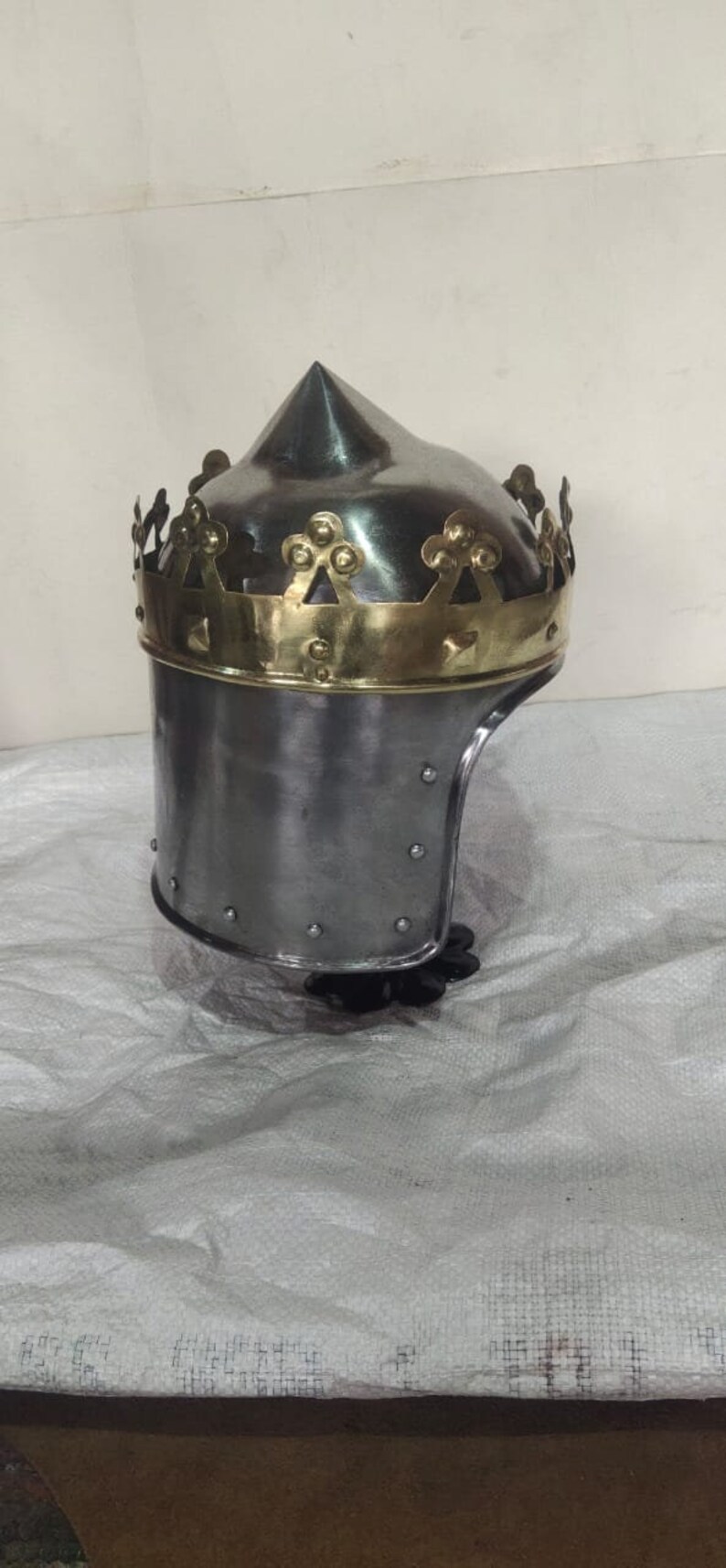 King Richard Crown Helmet Medieval Monarch Knight King Richard