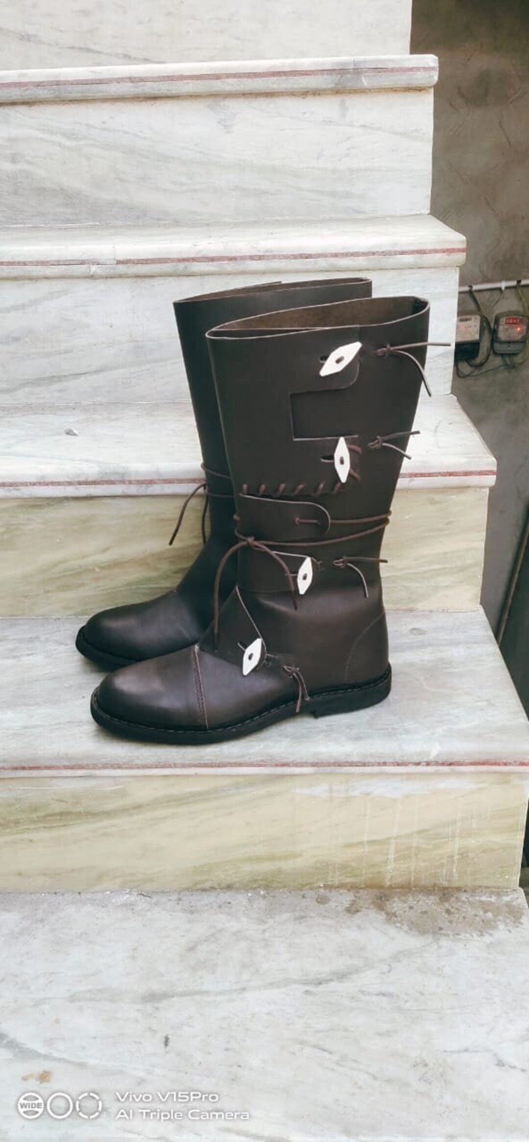 Futhark Norse Viking Men's Boots