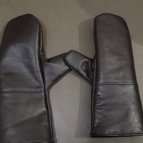 Gant Viking en cuir pour COMBAT COMPLET DE CONTACT, plaques d'acier et gants gothiques en cuir véritable