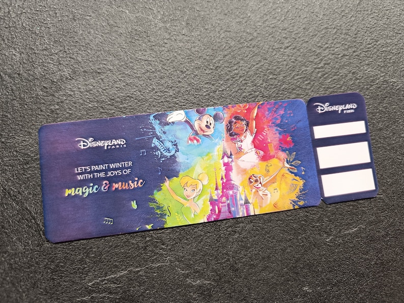 Disneyland Paris Ticket, Personalized Ticket, Symphony, 2024