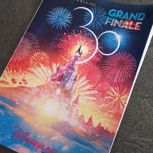 Guide Disneyland Paris, Carte surprise,  Annonce voyage originale, Cadeau noel Eurodisney enfant, Telechargement, Printable
