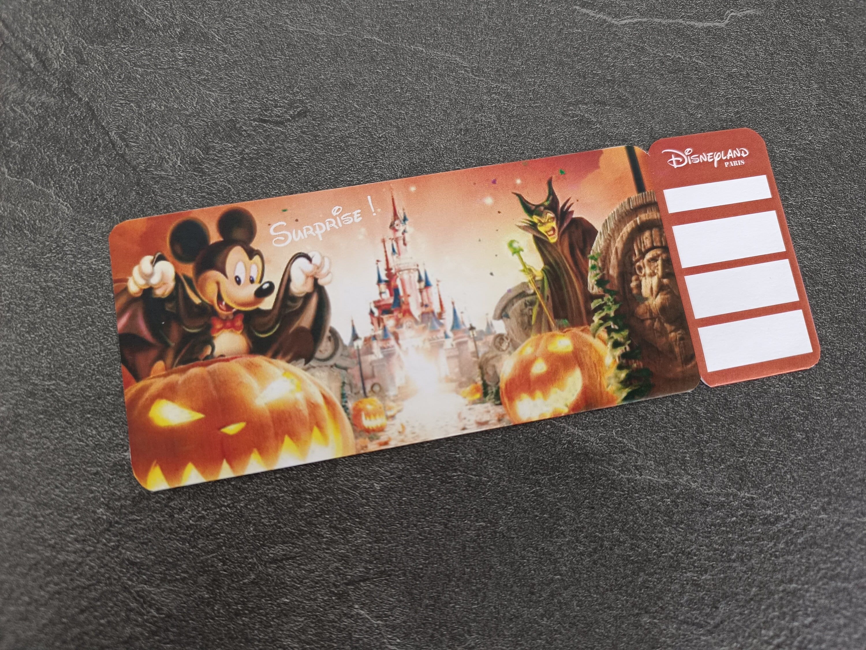 Disneyland Paris ticket, Personalized ticket, Invitation, Personalized gift, Original travel announcement, Eurodisney child, Download