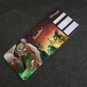 Disneyland Paris-Ticket, personalisiertes Ticket, Einladung, personalisiertes Geschenk, originelle Reiseankündigung, Eurodisney-Kind, Fran, EN, IT, ES
