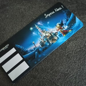 Bilet do Disneylandu w Paryżu, spersonalizowany bilet, zaproszenie, spersonalizowany prezent, oryginalne ogłoszenie dotyczące podróży, prezent na Boże Narodzenie, dziecko Eurodisney