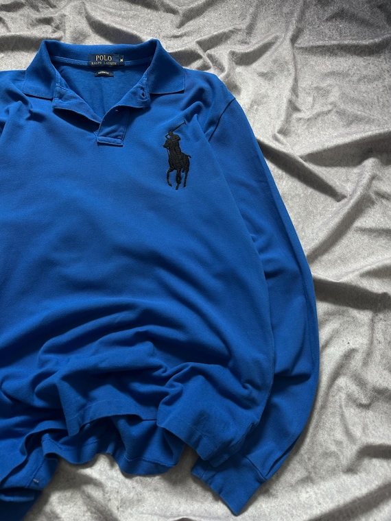 ✩美品✩ ラルフローレン 長袖シャツ ビッグポニー 刺繍ロゴ 水色 L RALPH LAUREN - DAIGO'S ONLINE SHOP