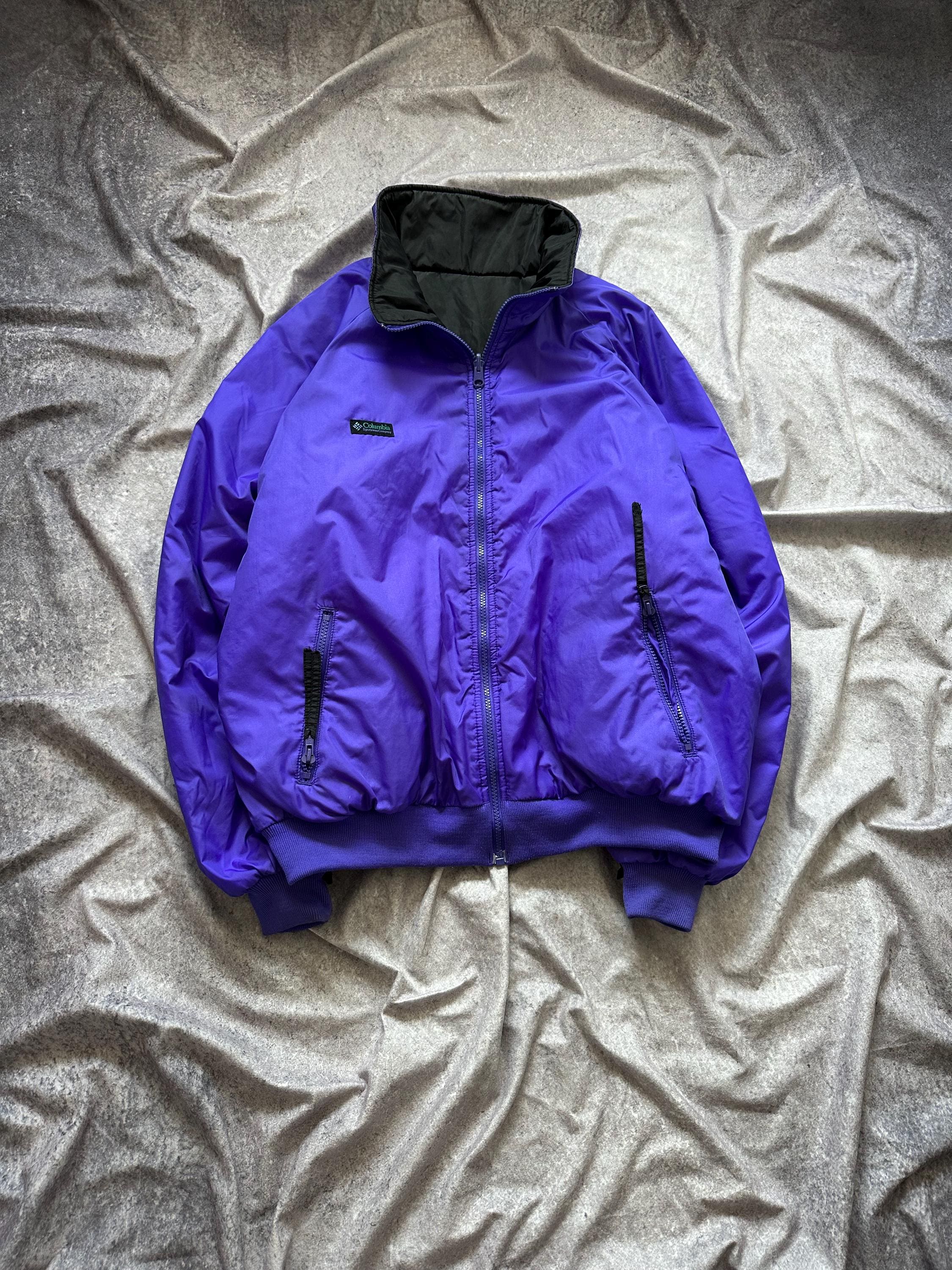 90’s Columbia vintage nylon jacket Vintage 90s Columbia 2-in-1 Criterion Ski Jacket Liner Black
