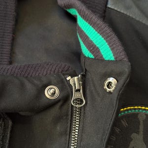 Kurtka Nike Air Jordan 6 Retro Varsity Brazylia Puchar Świata Czarno-Zielona SZ M zdjęcie 17