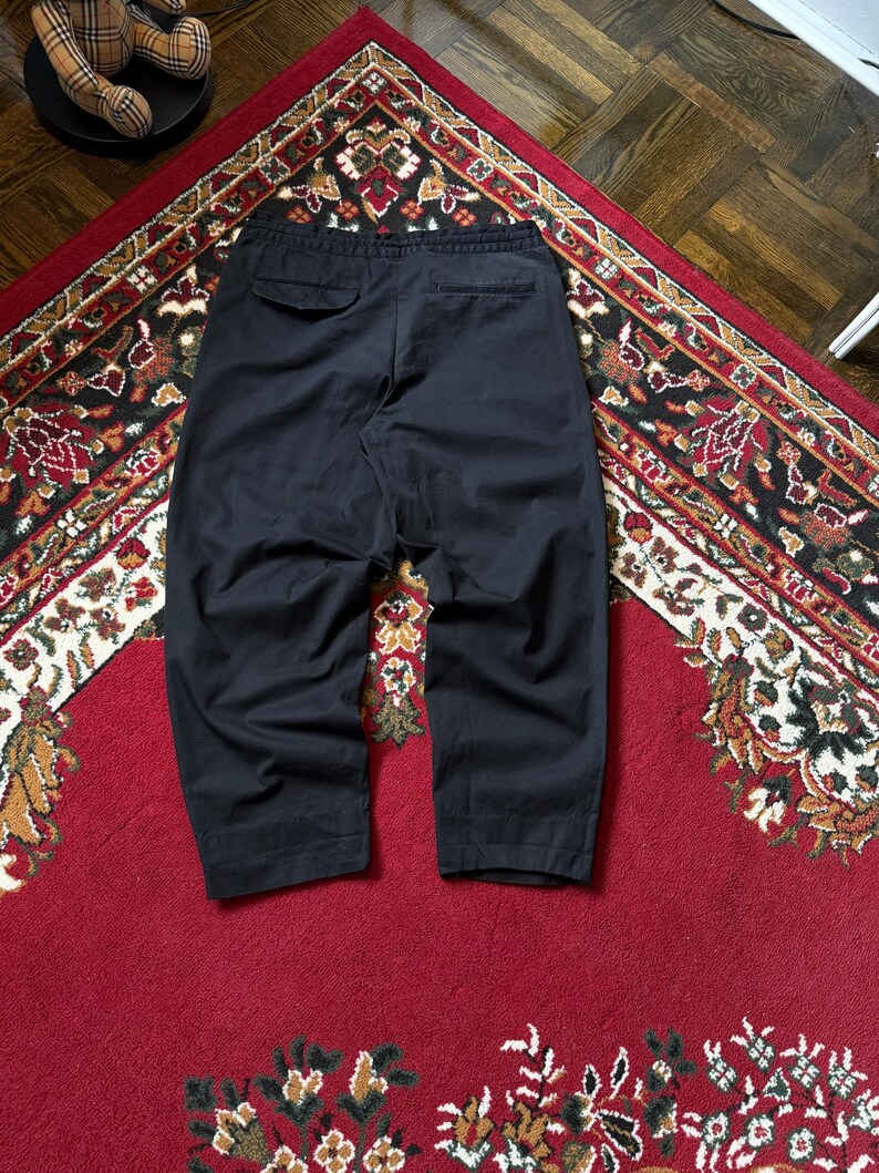 COMME DES GARCONS Homme Deux Black Chino Pants Black Size S image 12