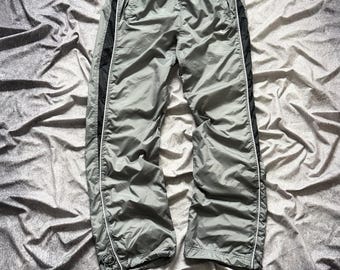 Pantalones básicos de nailon Nike Y2K para hombre, estilo vintage.