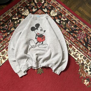 Vintage Mickey Mouse Disney Crewneck Sweatshirt 80s Made In USA L image 3
