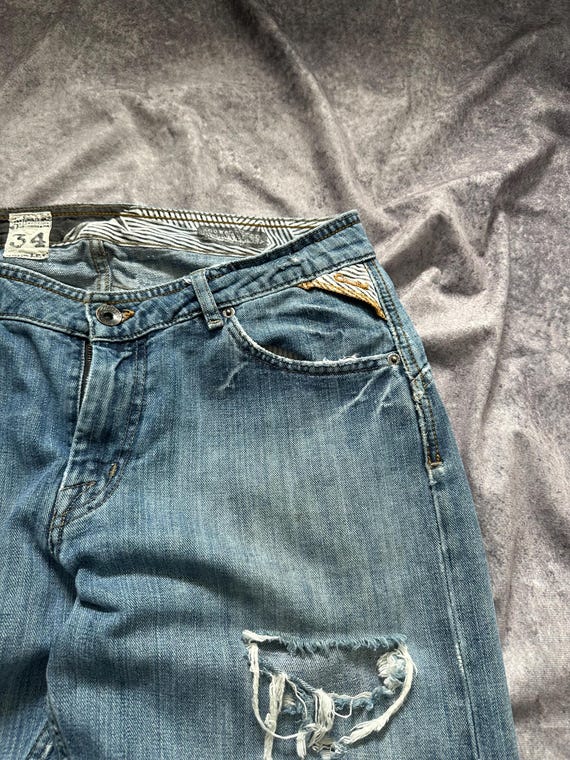 Y2k Volcom Distressed Enowen Classic Straight Cot… - image 4