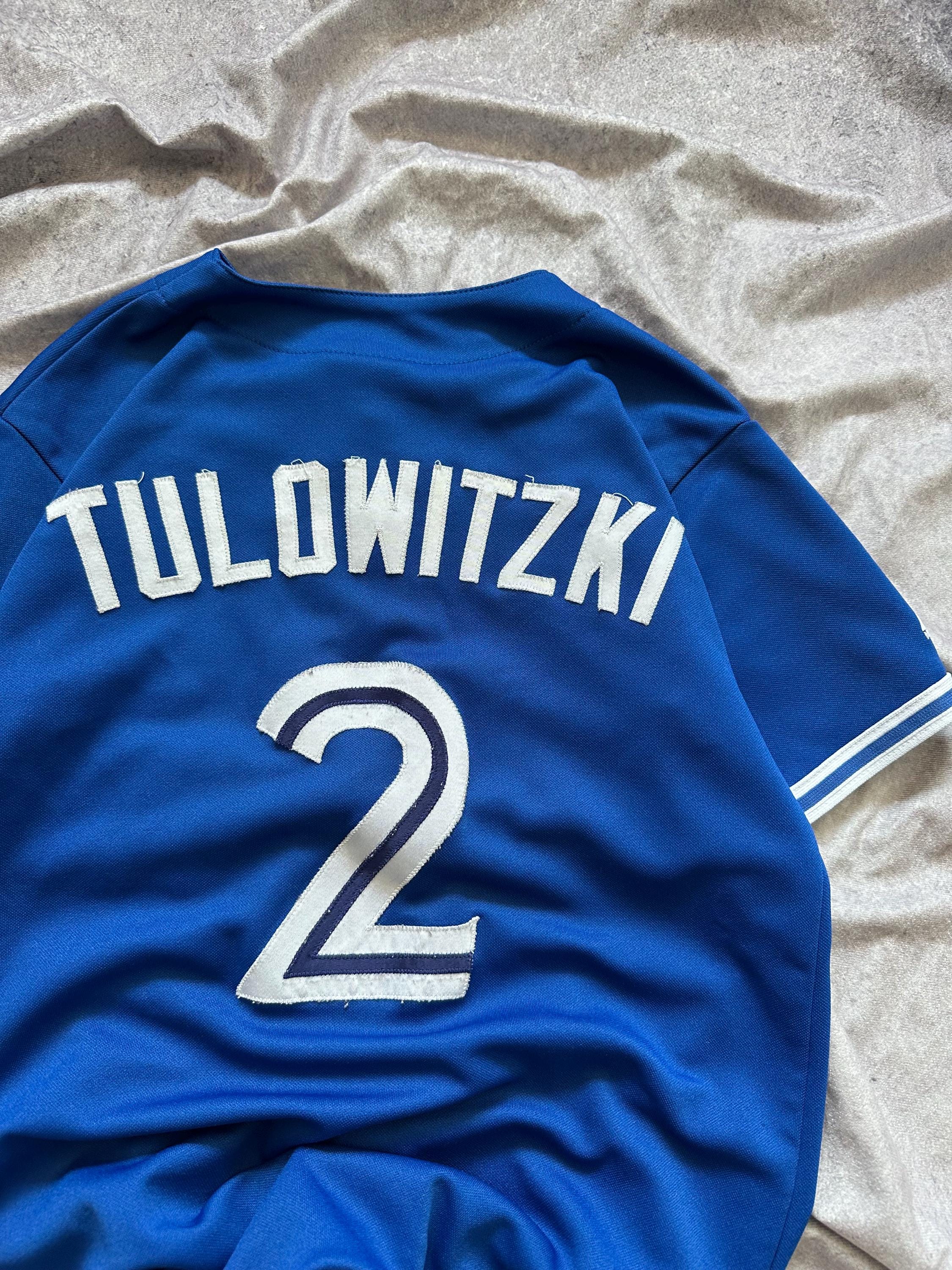 Troy Tulowitzki Toronto Blue Jays Majestic MLB Baseball Jersey