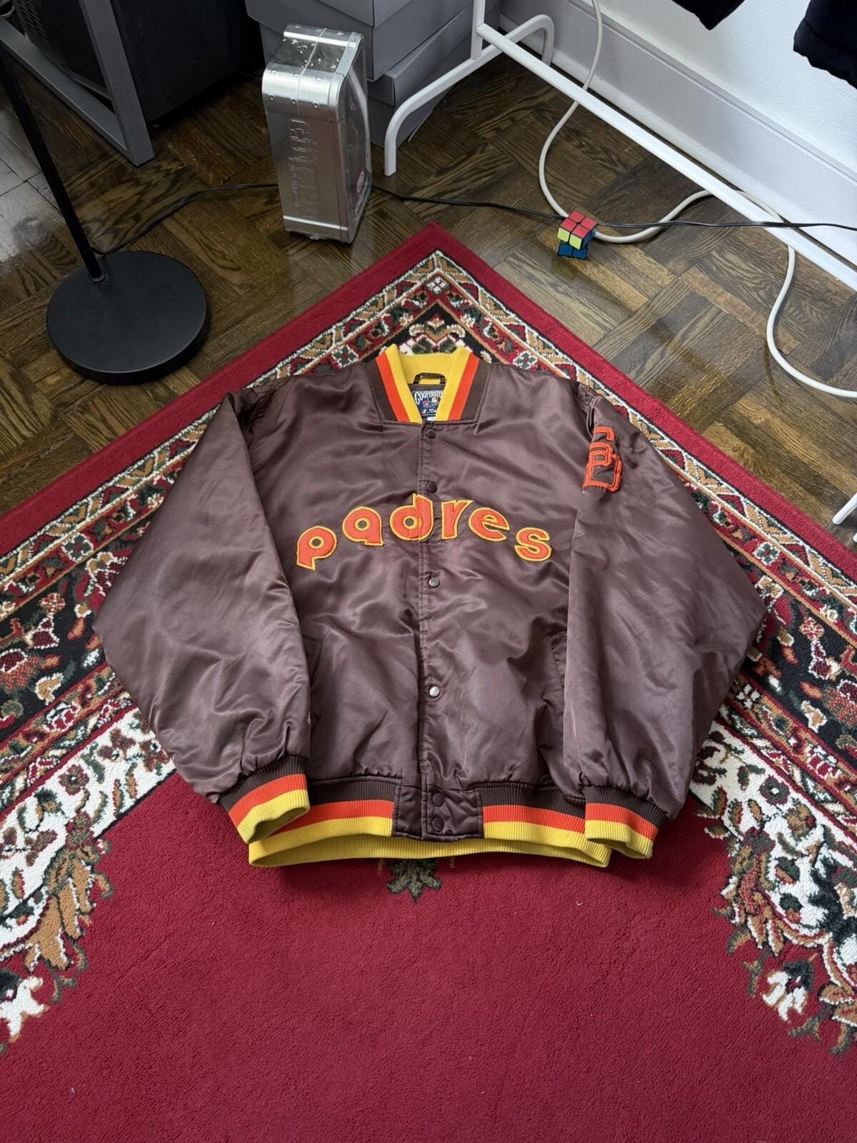 Majestic Cooperstown 旧CAエンゼルス サテンジャケットXL Mlb Majestic Jacket - Etsy