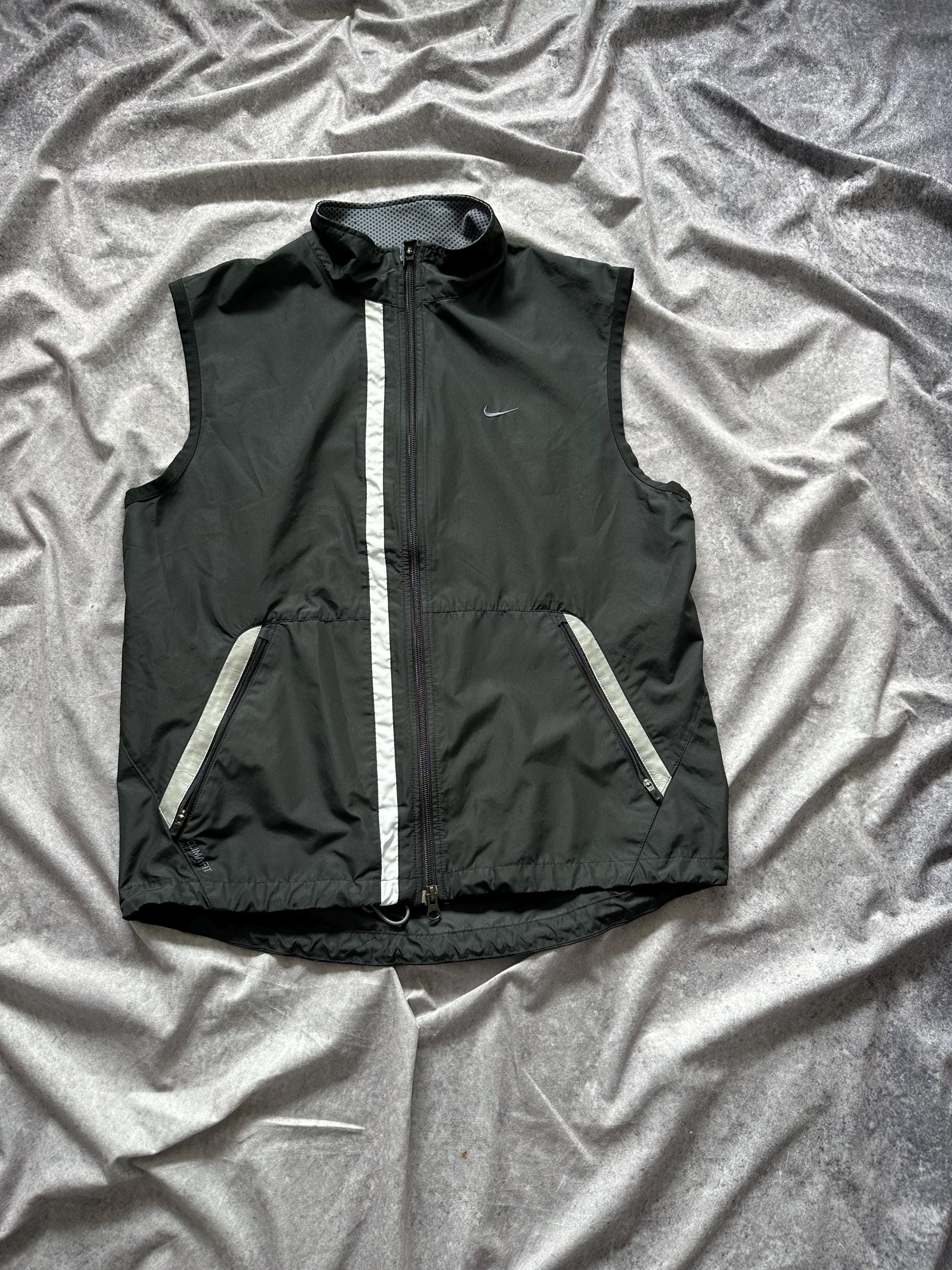 Vintage 2000s Y2K Nike Running Dri-Fit Mens XL 3M Reflective 1⁄4 