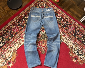Diesel x Adidas Jeans Herren Blau Viker-AD Straight Trefoil Denim Tag 29x32