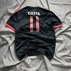 Bayern Munich Cup Shirt football 2015 Soccer #11 Douglas Costa Jersey Size L