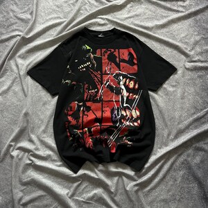 Avengers Zombie Hulk Silver Surfer Marvel Mad Engine Tee T-shirt Vintage Rap