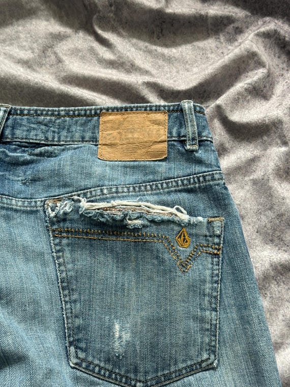 Y2k Volcom Distressed Enowen Classic Straight Cot… - image 7