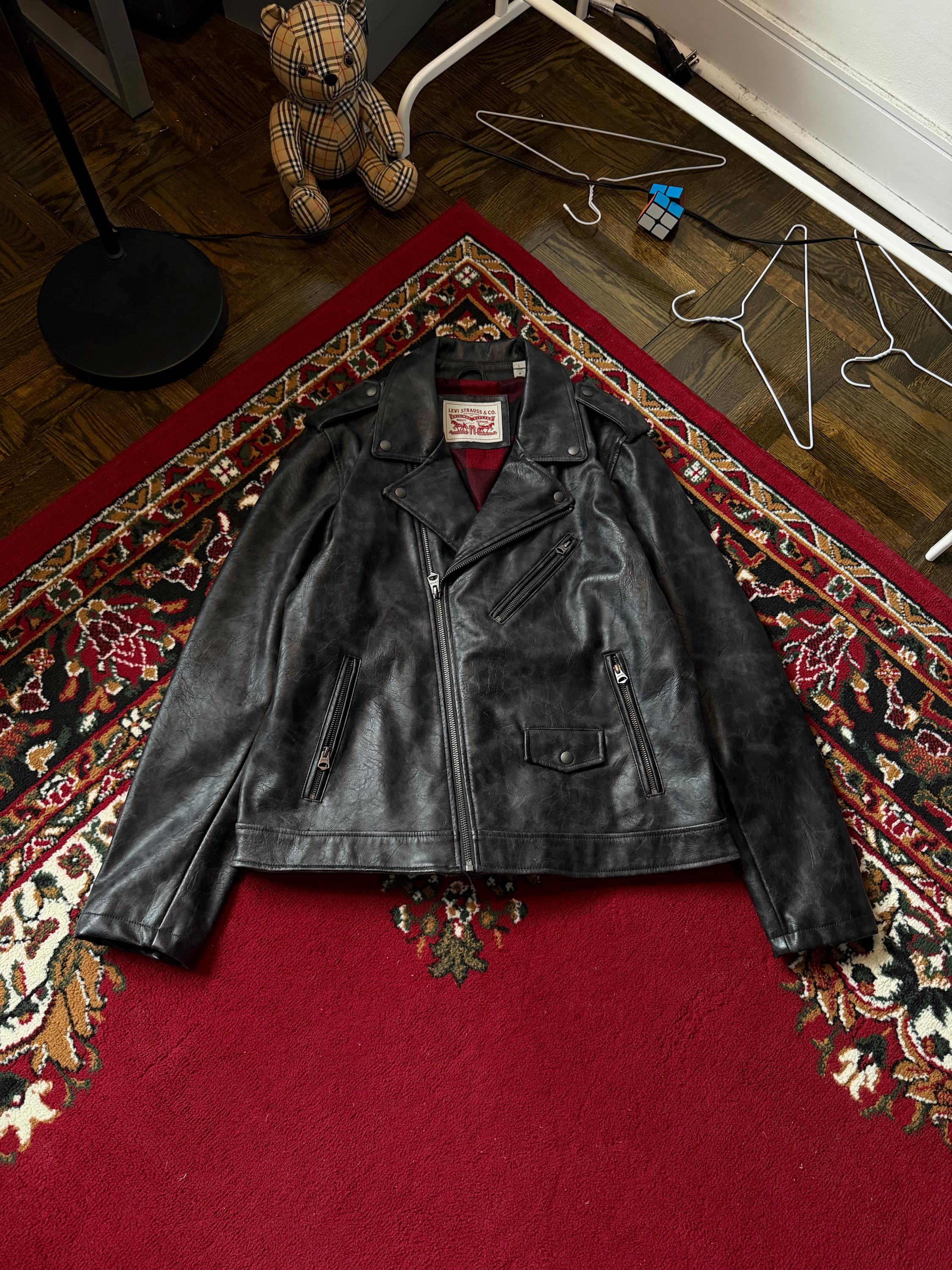 Levis Leather Jacket - Etsy