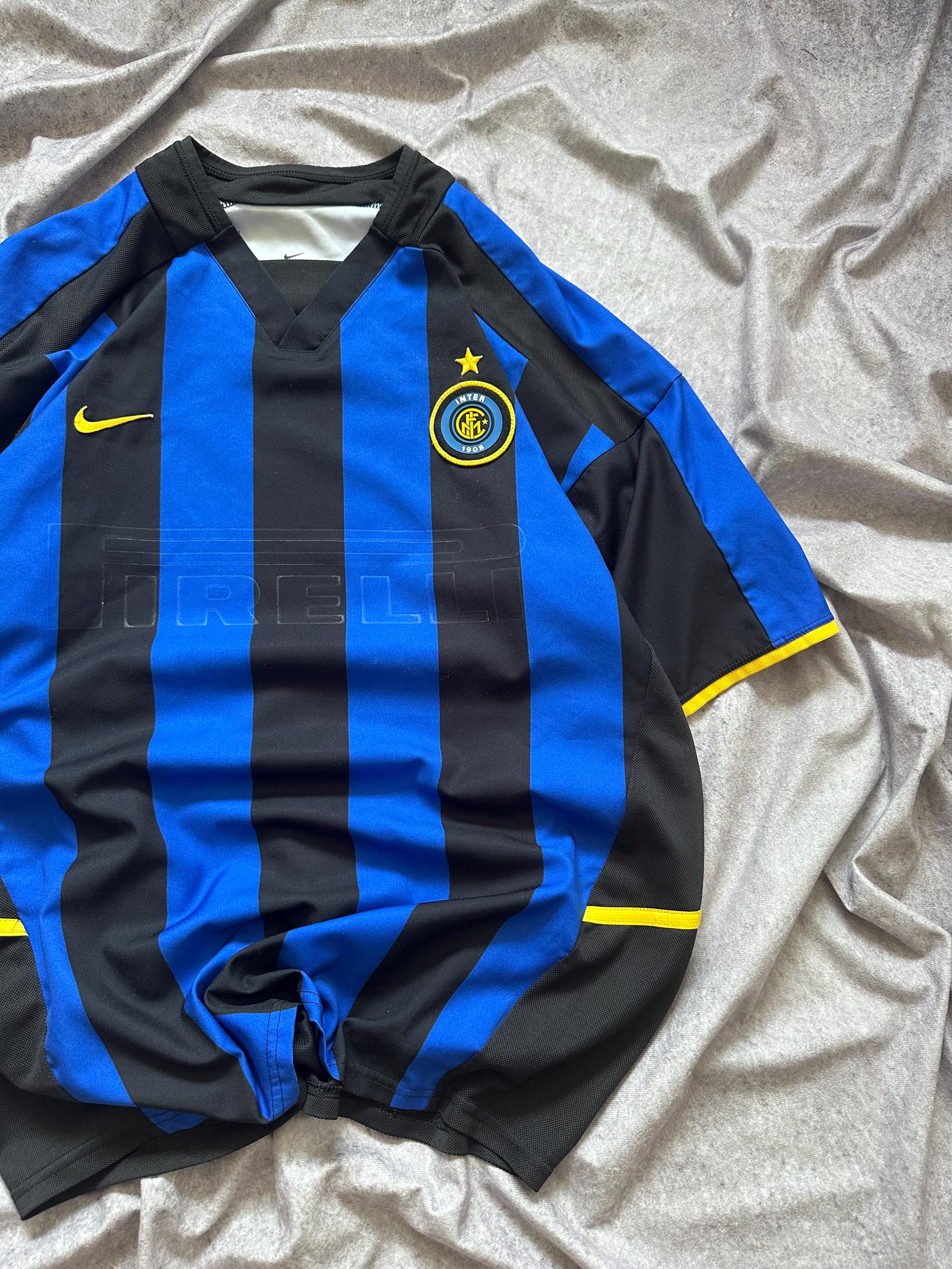 Maillot Domicile Inter Milan 2002-2003 - Taille XL - Occasion état 7/10 - Marque Nike