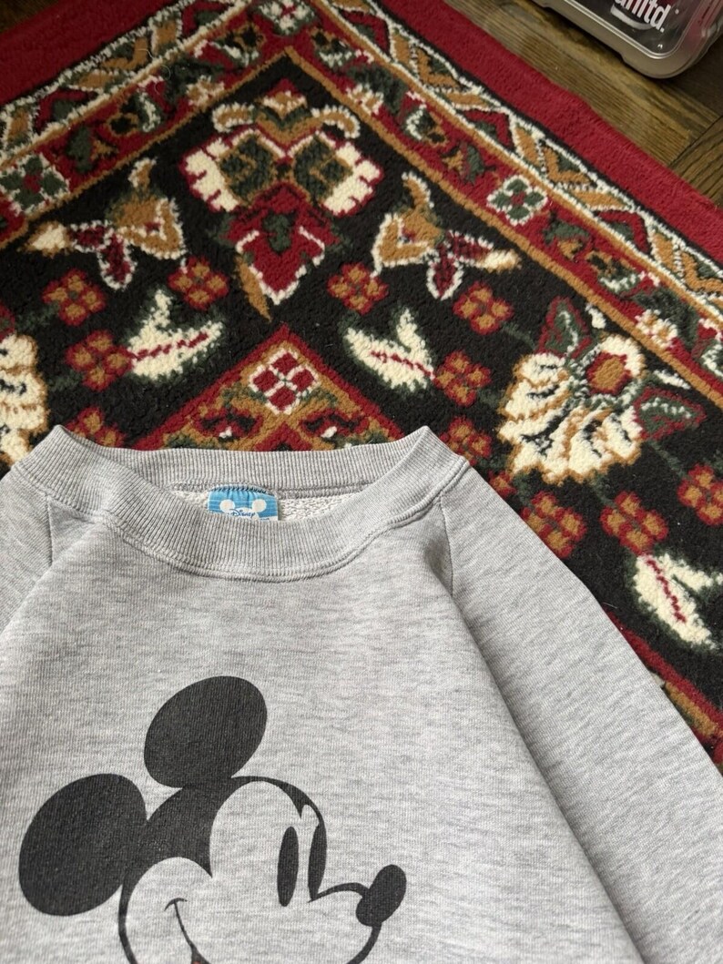 Vintage Mickey Mouse Disney Crewneck Sweatshirt 80s Made In USA L image 7