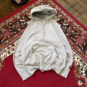 Felpa con cappuccio Vintage Octobers Very Own da uomo, taglia M, grigia, foderata in pile, con logo gufo, OVO Drake immagine 1