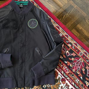 Kurtka Nike Air Jordan 6 Retro Varsity Brazylia Puchar Świata Czarno-Zielona SZ M zdjęcie 4