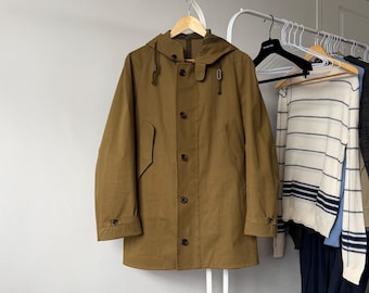 Comme des Garcons X Sealup Olive Membrane Parka / Raincoat Jacket Size M