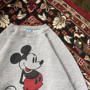 Vintage Mickey Mouse Disney Crewneck Sweatshirt 80s Made In USA L image 6