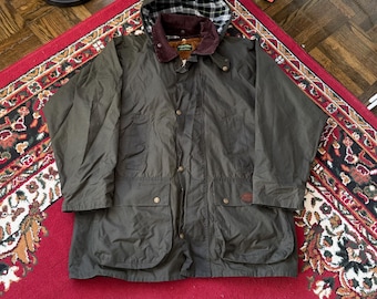 Oxford Blue Classics Countryman Green Wachsjacke mit Futter Made in England