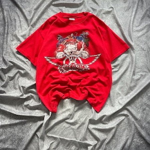 Vintage Aerosmith Get A Grip Santa Shirt 1994 Size Large 90’s Rare