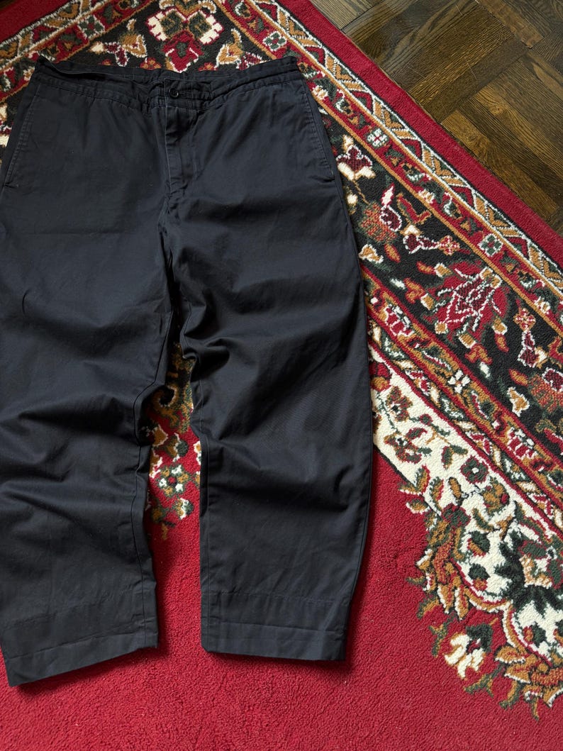 COMME DES GARCONS Homme Deux Black Chino Pants Black Size S image 5