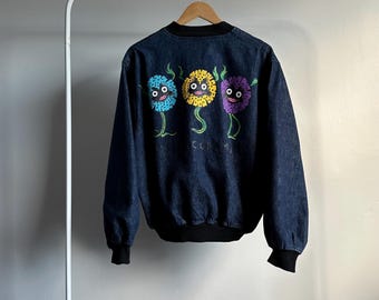 RARE !!! Vintage Hysteric Glamour Bomber Jacket Nice Design Size M
