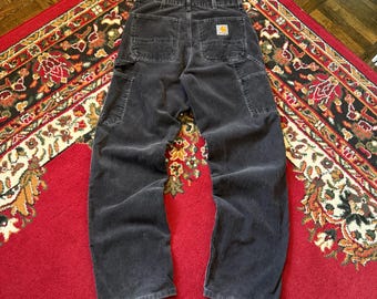Carhartt WIP Single Knee Pant 28 X 32 Corduroy Gray 5 Pocket